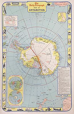 The Daily Telegraph Map of Antarctica 1957